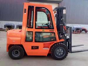 Carretilla elevadora diésel 1,5 T 2T 2,5 T 3ton 3.5ton 4T 5t 6t 7T 8t con función de posición de horquilla de cambio lateral de motor EURO V - Product Image 4