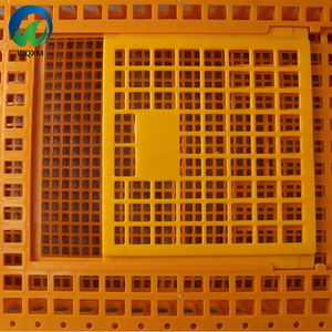 Nuevas cajas de transporte de pollo naranja, jaulas de animales de plástico portátiles en venta, condición nueva - Product Image 4