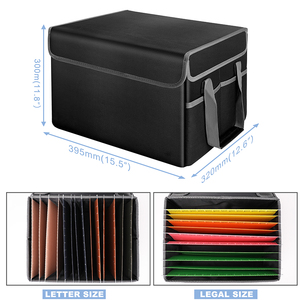 YIHUAXING Sac de rangement de documents en <span class=keywords><strong>cuir</strong></span> de grande capacité étanche A4 classeur organisateur <span class=keywords><strong>pochette</strong></span> de voyage avec des fonctionnalités pratiques - Product Image 3