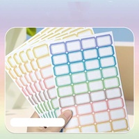Étiquettes autocollantes en papier imperméables, notes adhésives pour cadeaux, marqueurs d'indexation et autocollants de prix vierges