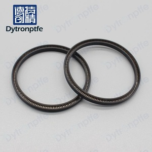Dytronptfe Teflon Modified Spring <b>Seal</b> PTFE Carbon Fiber Shaft <b>Seal</b> For Pump Cylinder - Product Image 1