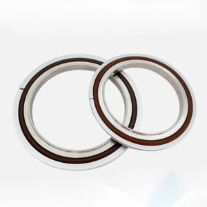 Support de centrage sous vide ISO63 en acier inoxydable + joint d'étanchéité FKM/NBR + bague de surpression extérieure en acier inoxydable 304/aluminium - Product Image 1