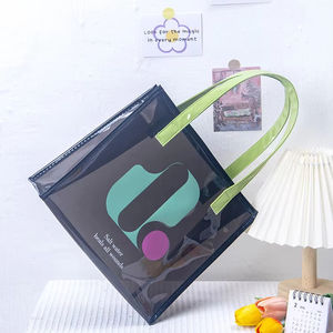 Sac à main en PVC et PU recyclable pour femme, sac de shopping en PVC de haute qualité, sac de courses léger pour femme - Product Image 1