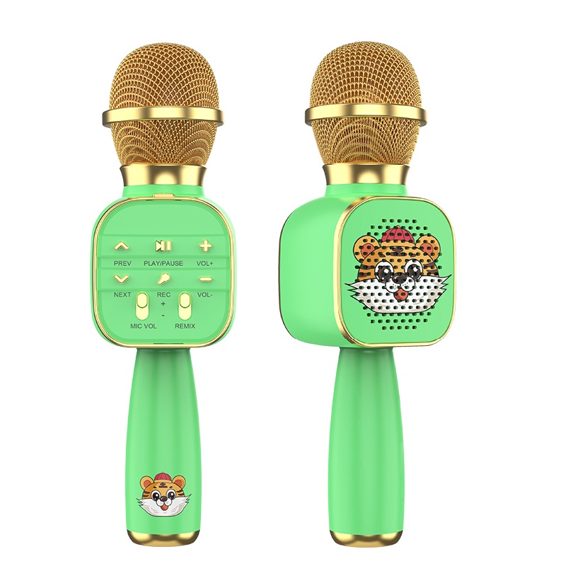 Беспроводной микрофон для караоке для детей, портативный ручной перезаряжаемый микрофон для караоке, игрушечной машины, динамик для вечеринки в честь Дня Рождения