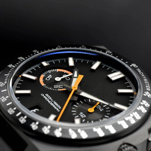 Montre chronographe élégante, sportive, de plein air, en titane, avec cadran Panda, verre saphir, mouvement à quartz - Product Image 3