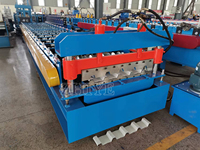 Machine de fabrication de tôles de toiture IBR en aluminium-zinc, moteur à roulement à billes pour tuiles en acier colorées - Prix compétitif