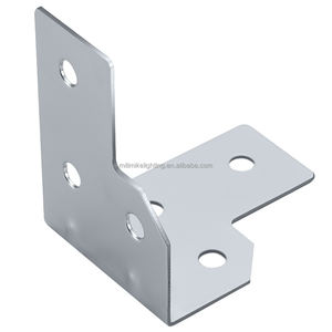 Chine fabriqué en usine Six trous gaufrage Angle orthèse estampage Angle orthèse pour boîte à outils Angle droit <span class=keywords><strong>Coin</strong></span> Code - Product Image 3