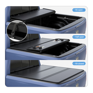 ฝาครอบกระบะท้ายแบบพับสามตอน ทำจากอลูมิเนียมอัลลอยด์ ยี่ห้อ Zolionwil สำหรับรถ Dodge Ram - Product Image 5