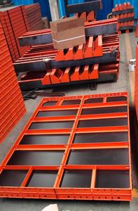 Khung thép ván khuôn hệ thống khung thép ván ép ván khuôn <span class=keywords><strong>63</strong></span> 80 90 120 tường cột tấm bê tông kim loại hình thức - Product Image 6