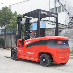 מלגזה חשמלית 4x4 בעלת עוצמה מלאה, 2.5 טון, 3 טון, מלגזת משטחים הידראולית, מלגזה חשמלית 3.5 טון, מלגזה לכל סוגי השטח למחסנים - Product Image 3