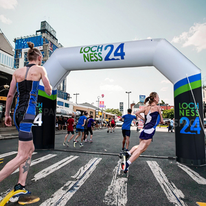 Système de brumisation de refroidissement pour marathon extérieur TENTSPACE Arc de brumisation gonflable de course pour <span class=keywords><strong>la</strong></span> publicité Arches de soufflage de refroidissement - Product Image 1