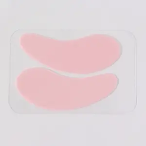 Custom Silicone Eye Pads Reusable Pink Under Eye Patch Reusable Food Grade Silicone Eye Mask