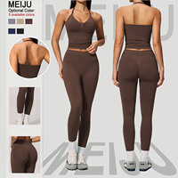 Débardeur sans couture à col en V Dry Fit pour femme, ensemble de vêtements de sport