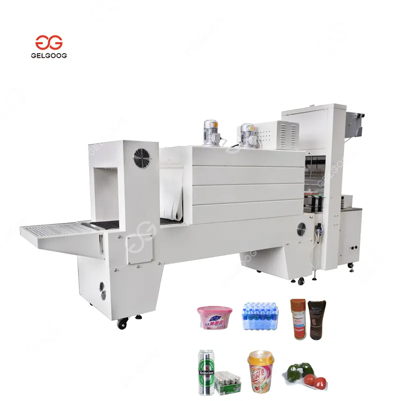 Gelgoog PVC Film Semi Automatic L Sealer Packing Pet Bottle Shrink Wrapping Machine