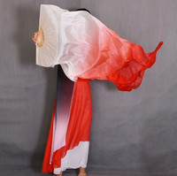 Éventails de danse du ventre en Polyester, voile de danse du ventre en Polyester chinois, taille 180CM de long, offre spéciale