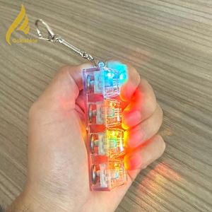 Llavero LED de Juguete para Aliviar el Estrés, Botón Sensorial DIY, Llavero con Teclado, Anillo para Llaves, Teclado de Dedos, Tapas de Teclado de Juguete - Product Image 1