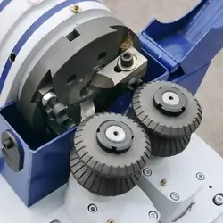 अर्द्ध स्वचालित 60Mm मोटी लकड़ी की छड़ी दौर छड़ी बनाने की मशीन रॉड