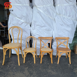 SMOOTH Factory Price Wedding Wholesale <b>Outdoor</b> <b>Chair</b> Wedding Event Wooden <b>Stackable</b> <b>Chair</b> for Hotel Banquet Dinning <b>Chair</b> - Product Image 1
