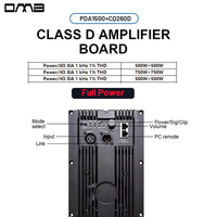 Module d'amplificateur de puissance de classe D Premium PDA1500+CQ260D avec protection de circuit matérielle et DSP