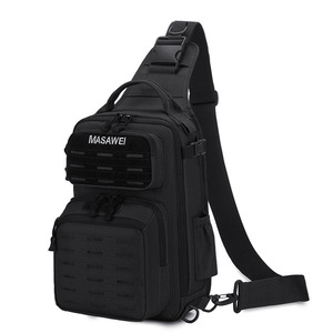 Masawei Tactical Chest Bag <b>20L</b> Nylon Waterproof Hiking Fishing <b>Backpack</b> Men's Outdoor Crossbody Bag - Product Image 4