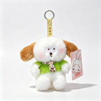 Porte-clés créatif en peluche douce de 15 cm en forme d'animal, figurine mignonne en coton PP pour achat en gros