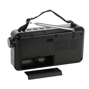 New Digital AM/FM/SW Shortwave Radio Portable Built-In Speaker TF/USB Screen <strong>Clock</strong> 20/20 Preset Channels Black <strong>Sleep</strong> Timer - Product Image 2