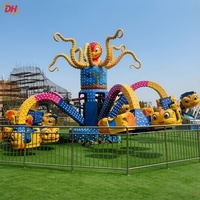 Nouvelle Conception Manège Poulpe Volant pour Parc d'Attractions, Machine de Jeu Rotative Poulpe pour Centre Commercial