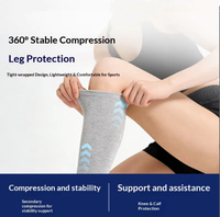 Manchons de compression tricotés en Spandex pour mollets, soutien élastique stabilisant les muscles des jambes, légers, respirants, protège-tibias sportifs unisexes