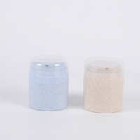 Bouteille à pompe de lotion en mousse plastique vide de luxe personnalisable 50ML cosmétiques de soin de la peau visage crème de soin de la peau bouteille à pompe sans air