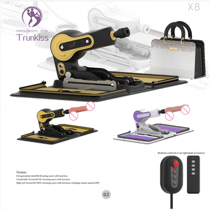 Handtaschen-Dildo-Maschine Erwachsenen-Sexprodukt Teleskopisch Heizende Stimulation Vaginal Anal Doppelloch-Masturbations-Dildo-Maschine - Product Image 2