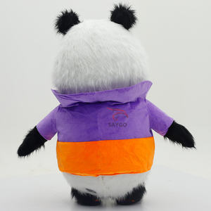 Costumes de mascotte gonflables Ours Panda cool, grandes tailles 2,2 m et 2,6 m pour adultes, pour la marche en extérieur, le cosplay et la danse - Product Image 3