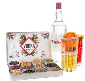 Kit de fabrication de gin non alcoolisé en bois DIY, ensemble d'épices pour vodka, garniture pour gin, entonnoir d'infusion pour whisky, doseur, accessoires pour <span class=keywords><strong>bar</strong></span> à whisky - Product Image 4