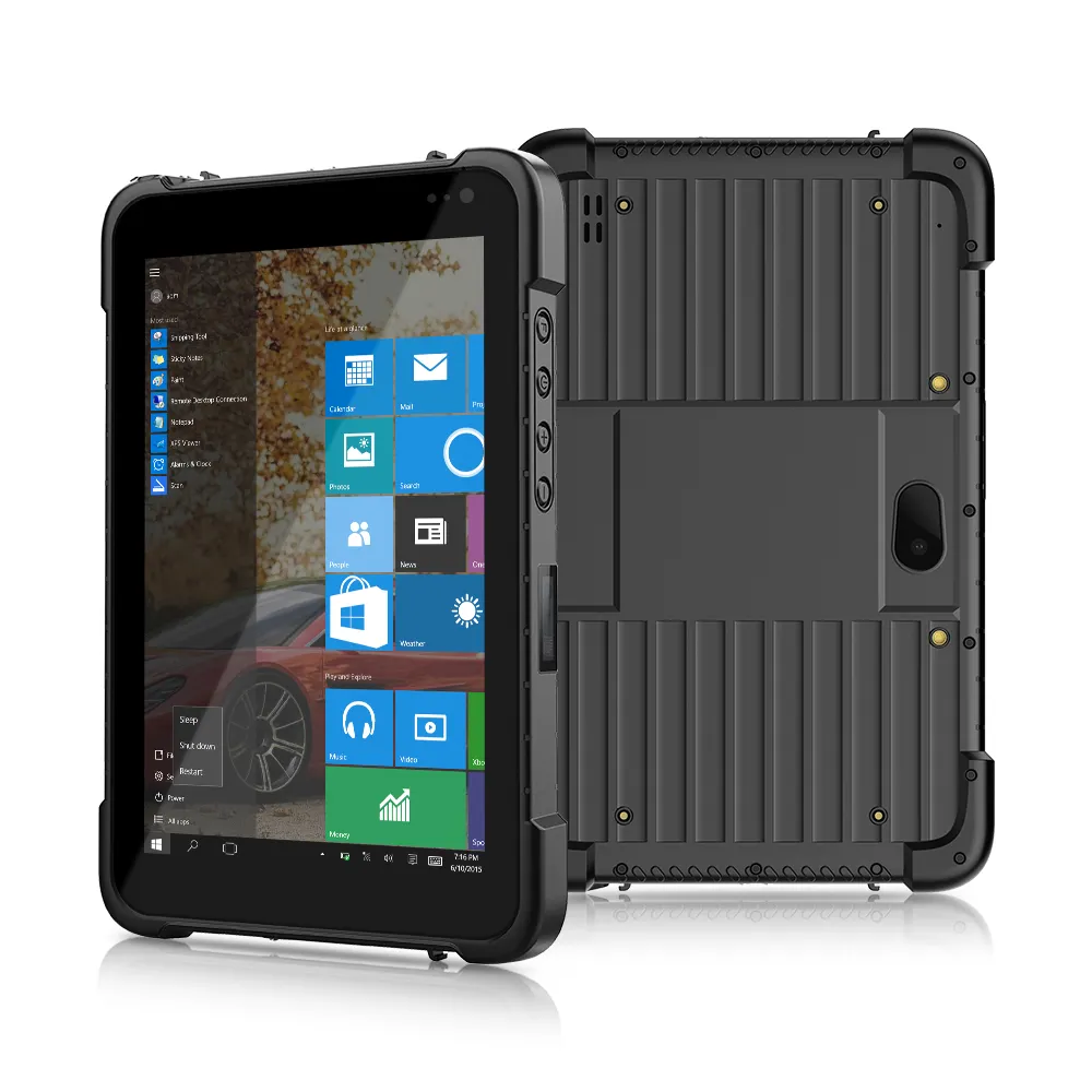 Barcode scanner ip67 grade weatherproof ruggedized extreme tablet pc 7800mAh 8 inch rugged tablet android