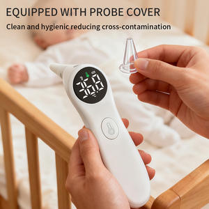 เครื่องวัดอุณหภูมิทางหูแบบพกพา ระดับการแพทย์ สำหรับใช้ในบ้าน ชาร์จซ้ำได้ และเหมาะสำหรับเด็ก - Product Image 2