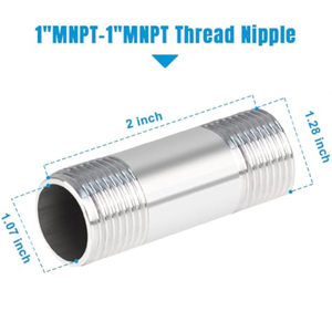 <span class=keywords><strong>1</strong></span> <span class=keywords><strong>Inch</strong></span> Npt Nam Chủ Đề 304 Ống Thép Không Gỉ Núm Vú <span class=keywords><strong>2</strong></span> <span class=keywords><strong>Inch</strong></span> Chiều Dài Cho Nước Khí Hóa Chất Công Nghiệp Đường Ống - Product Image 2