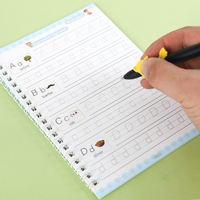 Cahier d'Écriture 3D SANK Réutilisable, Livre Magique de Calligraphie pour Enfants, Carnet Éducatif