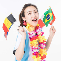 Petits drapeaux de pays à suspendre, drapeaux de pays à suspendre décoratifs, petits drapeaux de pays à suspendre de type semaphore