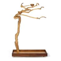 Perchoir pour perroquet en bois de café durable, accessoire artisanal pour animaux de compagnie, marque privée disponible, accessoires pour animaux de compagnie en gros, fournitures pour animaux de compagnie