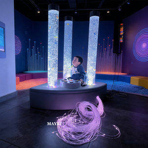 Set di Divani Sensoriali con Tre Tubi LED a Bolle, Controllo a Pulsante, Tubo Sensoriale a Bolle per Terapia dell'<span class=keywords><strong>Autismo</strong></span> - Product Image 1