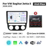 MEKEDE X10 X20 X30 X40 UIS7865 8+128G QLED AKM DSP CarPlay sans fil Android Auto pour VW Sagitar Jetta5 2006-2010