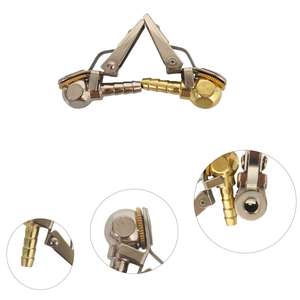Tête de gonflage en cuivre massif avec raccord femelle 1/4 pour gonfleur de pneus de voiture, embout pour outils pneumatiques - Product Image 3