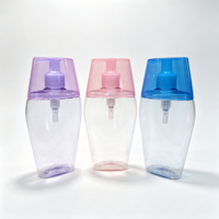 Logo personnalisé, plusieurs couleurs disponibles, pour les soins personnels, flacon pompe vide en PET de 200 ml