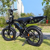 V20 Pro带后座500瓦单电池铝框脂肪自行车电动脂肪自行车