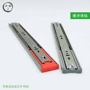 Correderas Hidráulicas para Cajones de <span class=keywords><strong>Cierre</strong></span> <span class=keywords><strong>Suave</strong></span> de 3 Pliegues, Extensión Completa, para Muebles de Cocina y Comedor - Product Image 2