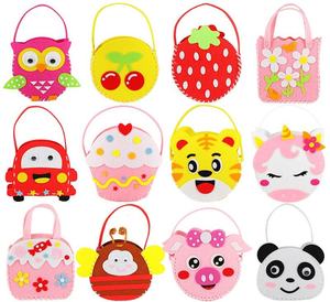 Kit de couture portable pour animaux en peluche, avec accessoires, personnalisable, mignon, en feutre, pour l'école, pour loisirs créatifs, avec fil à coudre - Product Image 4