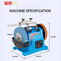 Offre Spéciale Fusai MD5025 8" 200W Meuleuse de couteaux industrielle électrique à eau, machine de polissage à basse vitesse avec refroidissement par eau