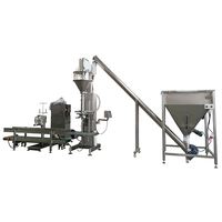 10, 25 kg, farine en poudre, lait tissé, sacs de remplissage, sacs de serrage, emballage, Machine d'emballage