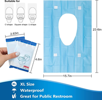 Housses de siège de toilettes portables automatiques, imperméables, pour hôtel, hôpital, voyage, toilettes publiques