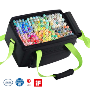 STA spidol alkohol ujung kuas dan ujung halus seni spidol berwarna 200 warna pena permanen tidak beracun seni spidol gambar sketsa pena - Product Image 1