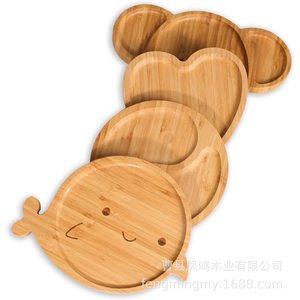 ถาดเสิร์ฟไม้ไผ่ ลายไม้สีธรรมชาติ ปรับแต่งลวดลายได้ สำหรับร้านอาหาร ใส่ขนมปัง ผลไม้ ของว่าง - Product Image 4